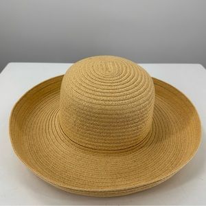 Panama Jack Straw Hat Round OSFM Tan Summer